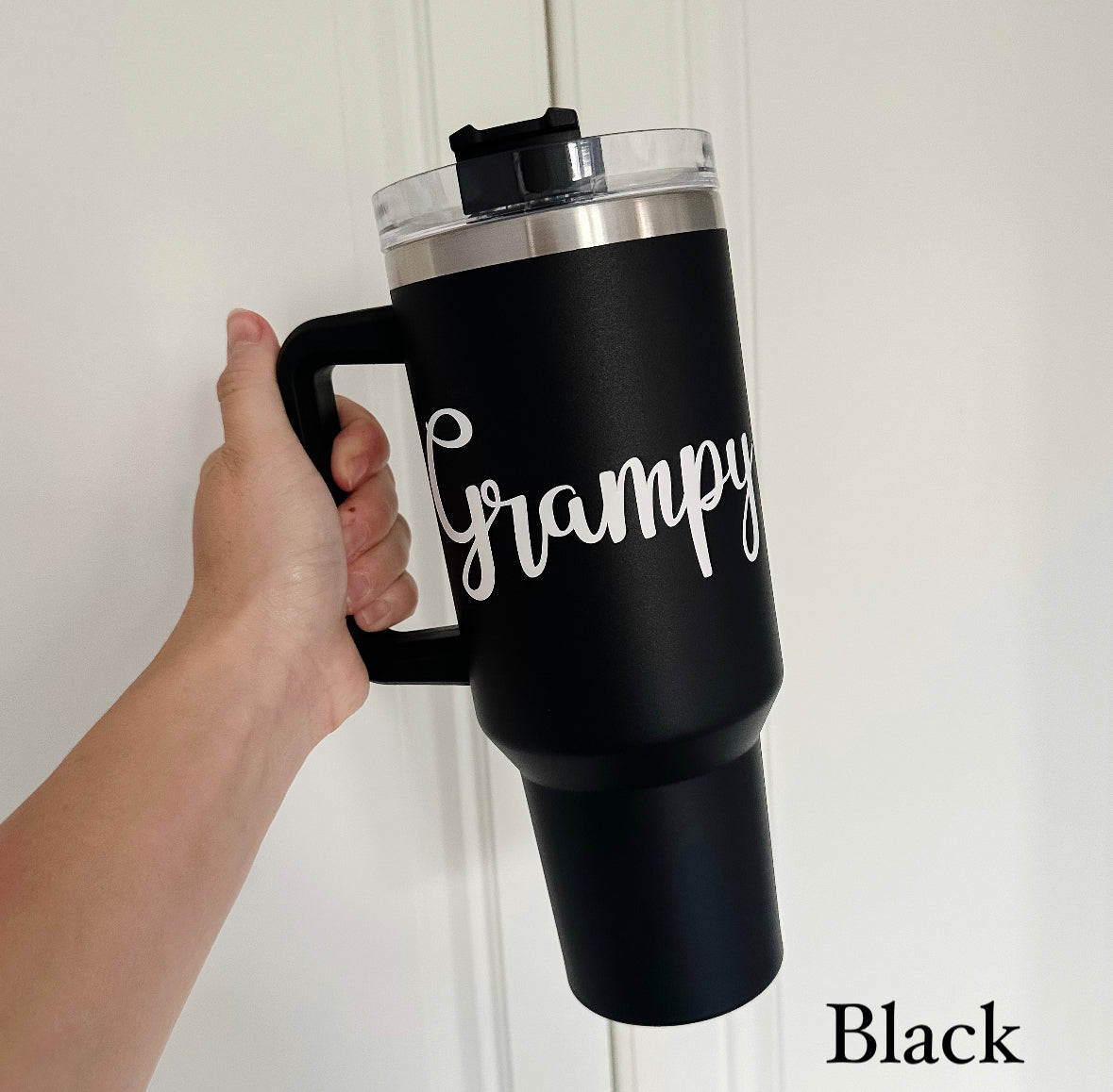 Hot/Cold Tumbler (Black) Ð Bones Coffee Company